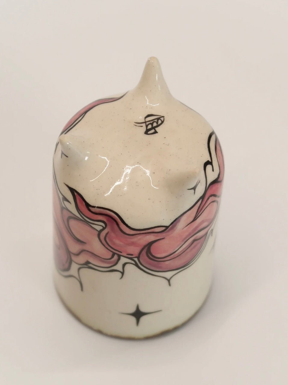 "Dance of Celestial Clouds" Hand-Painted Ceramic Mug